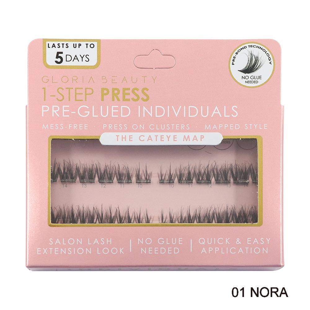 01-nora.jpg Gloria Beauty Cluster Eyelashes - 01 Nora - Image 1