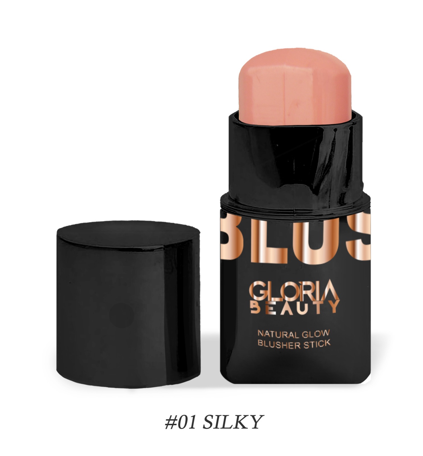 1-4.jpg Gloria Beauty Natural Glow Blusher Stick - 01 SILKY - Image 1