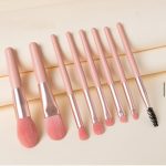 Gloria Beauty 8 Piece Brush Set - Peach