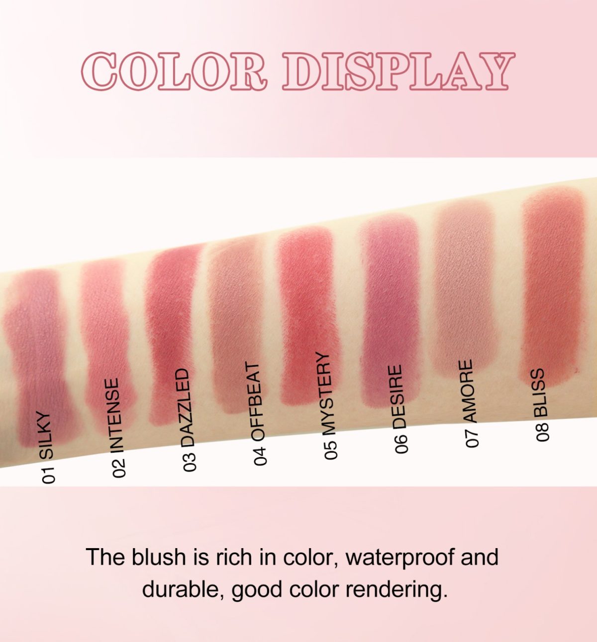 Gloria Beauty Natural Glow Blusher Stick - 04 OFFBEAT - Image 2
