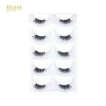 GLORIA BEAUTY FLAWLESS 5PC EYELASH SET- B09
