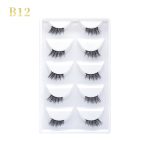 GLORIA BEAUTY FLAWLESS 5PC EYELASH SET- B12