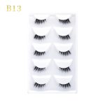GLORIA BEAUTY FLAWLESS 5PC EYELASH SET- B13