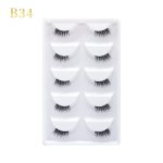 GLORIA BEAUTY FLAWLESS 5PC EYELASH SET- B34