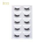 GLORIA BEAUTY FLAWLESS 5PC EYELASH SET- B35