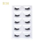 GLORIA BEAUTY FLAWLESS 5PC EYELASH SET- B38