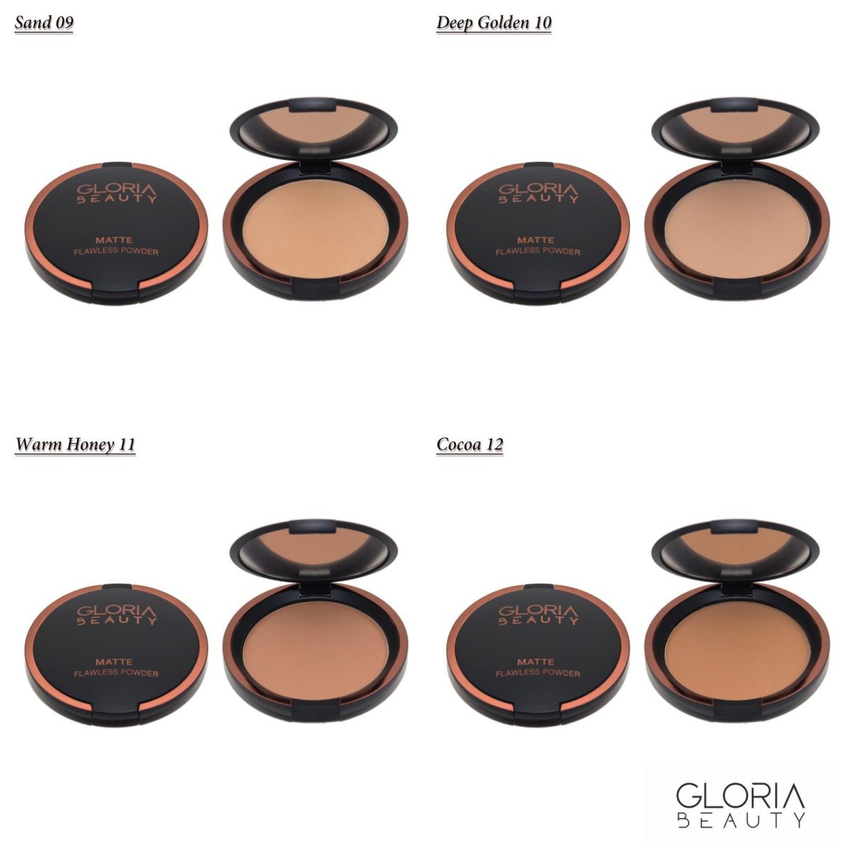 Gloria Beauty Matte Flawless Powder - 07 - Classic Tan - Image 2