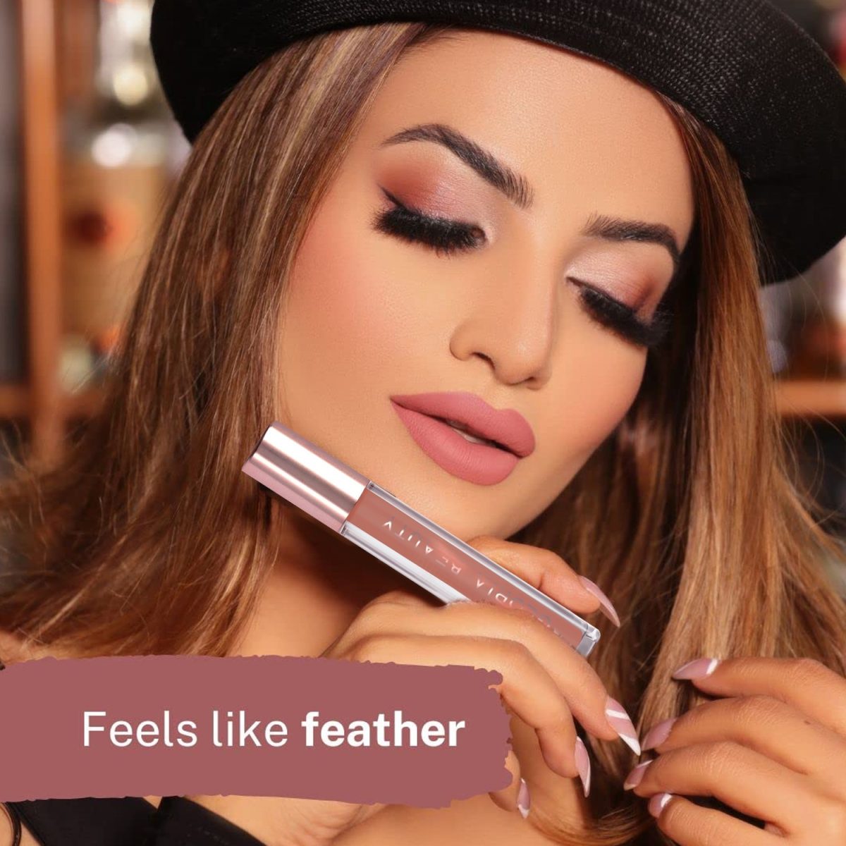 Gloria Beauty Lip Souffle Matte Creamy Liquid Lipstick 14- Bold - Image 4