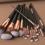 Gloria Beauty 15 Piece Brush Set - Black